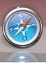 Safari icon with blue dot