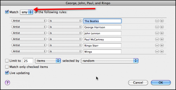 George John Paul Ringo Smart Playlist