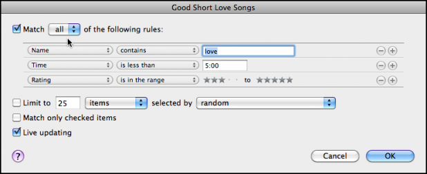 Good short love songs